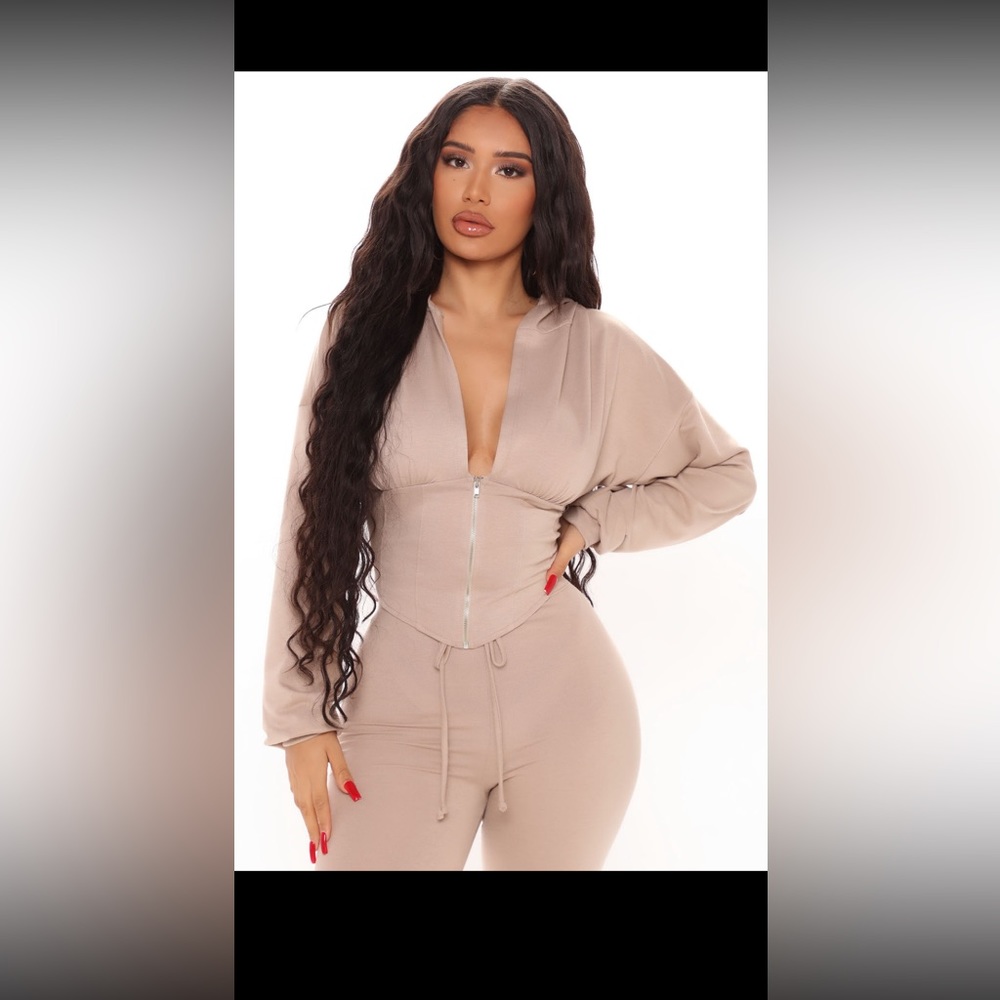 Cute comfy two piece hooded set